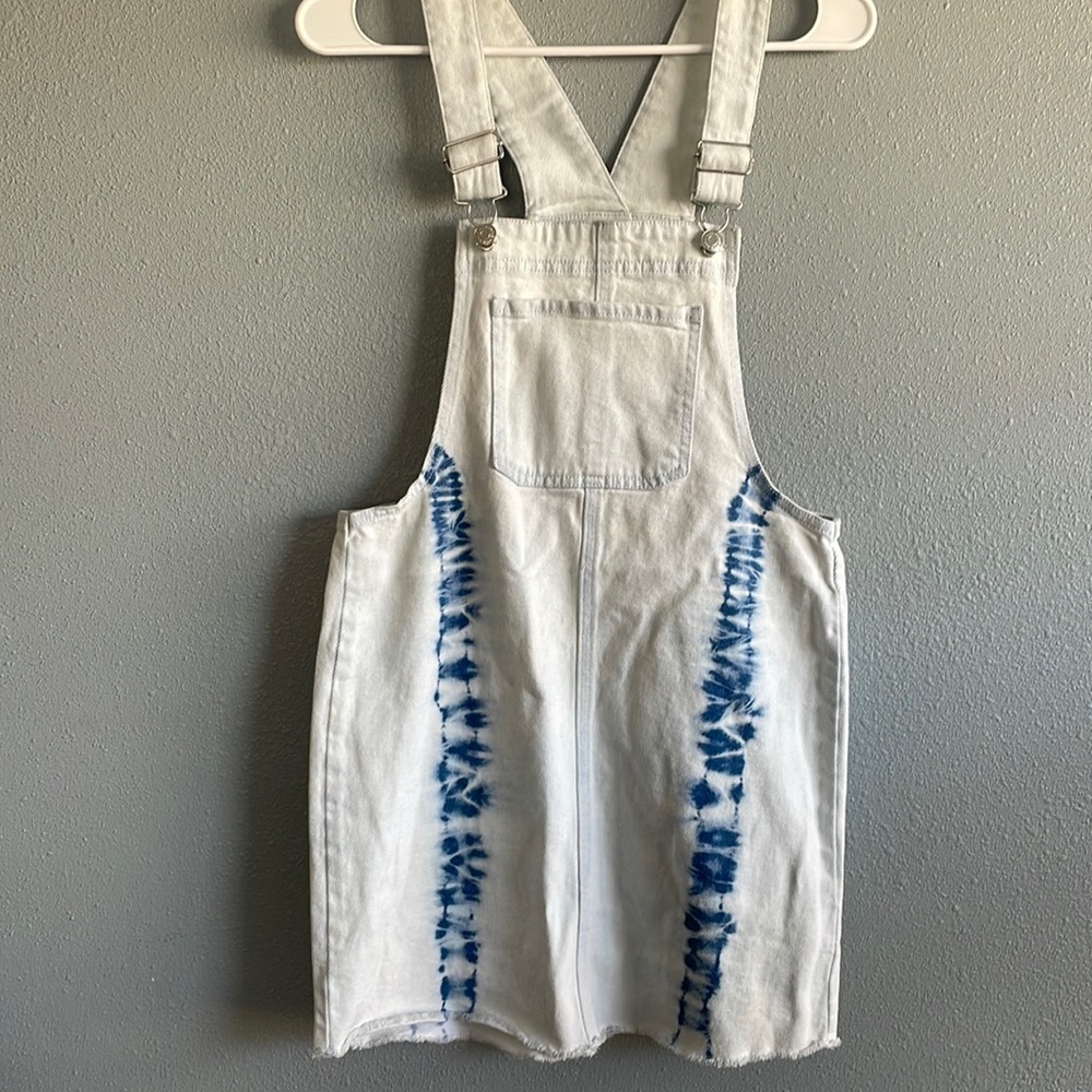 Jean overalls dress